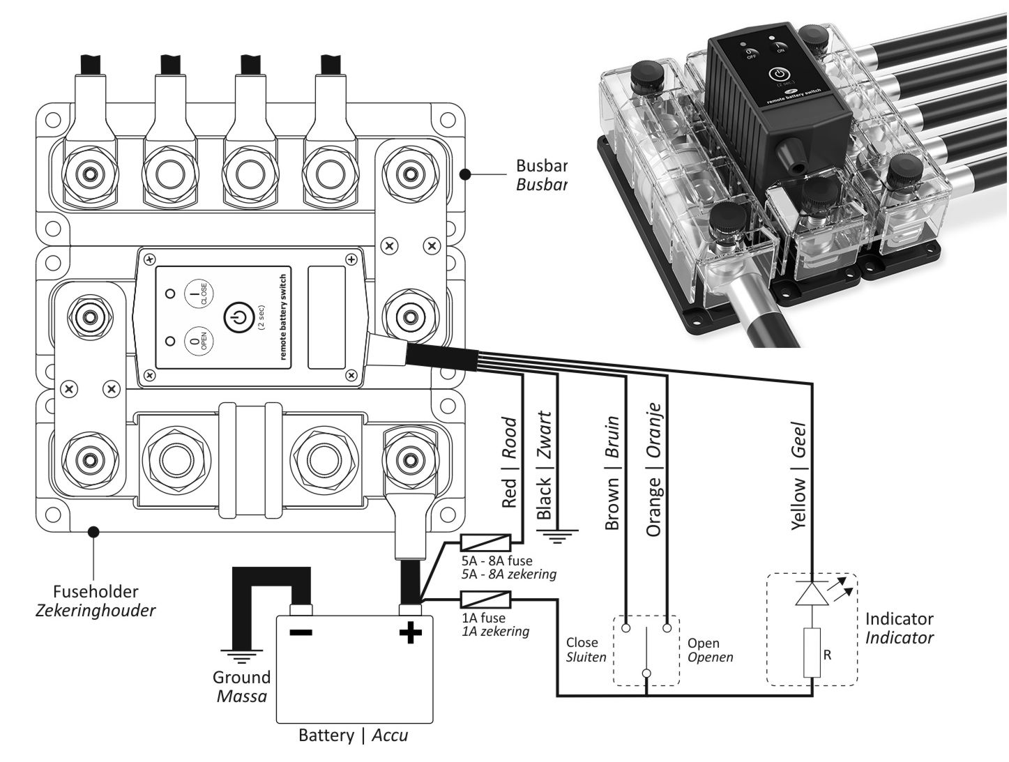 TBS Electronics Remote Battery Switch